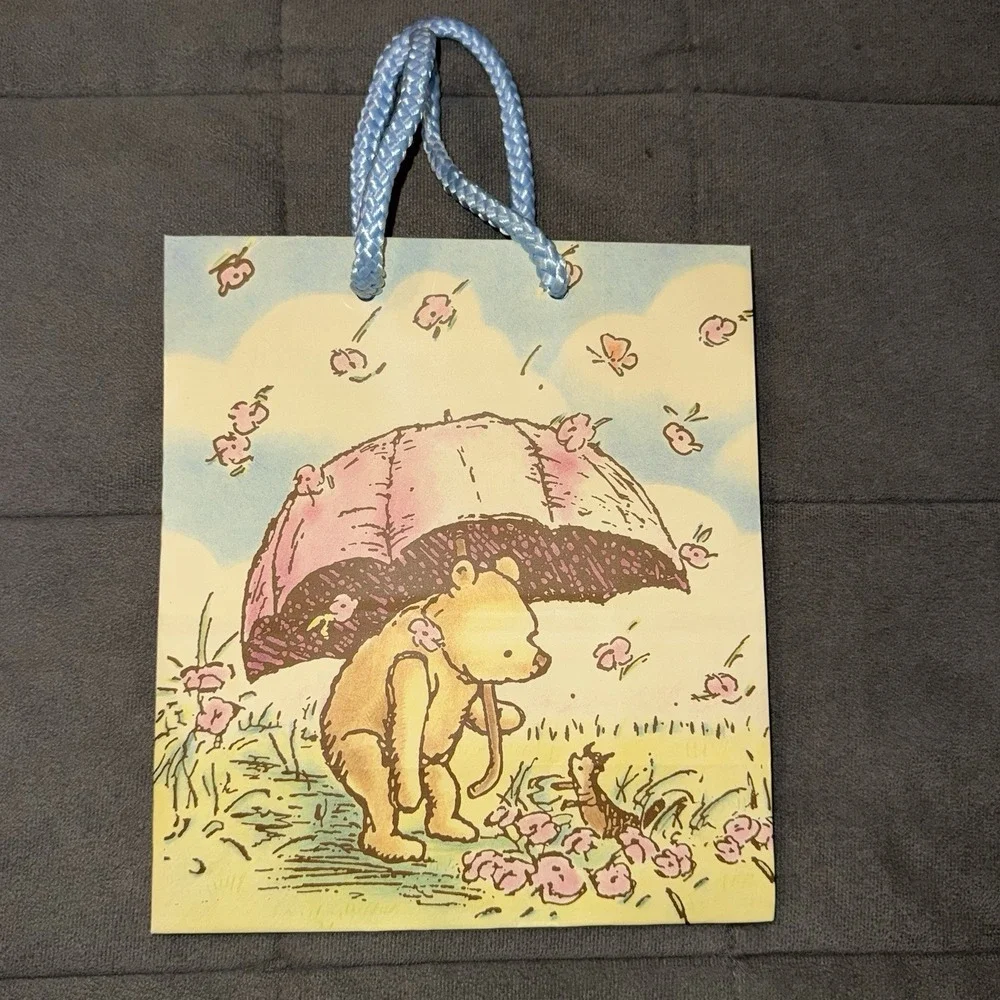 Classic Winnie the Pooh & Piglet Gift Bags 9x8 Disney Baby Shower